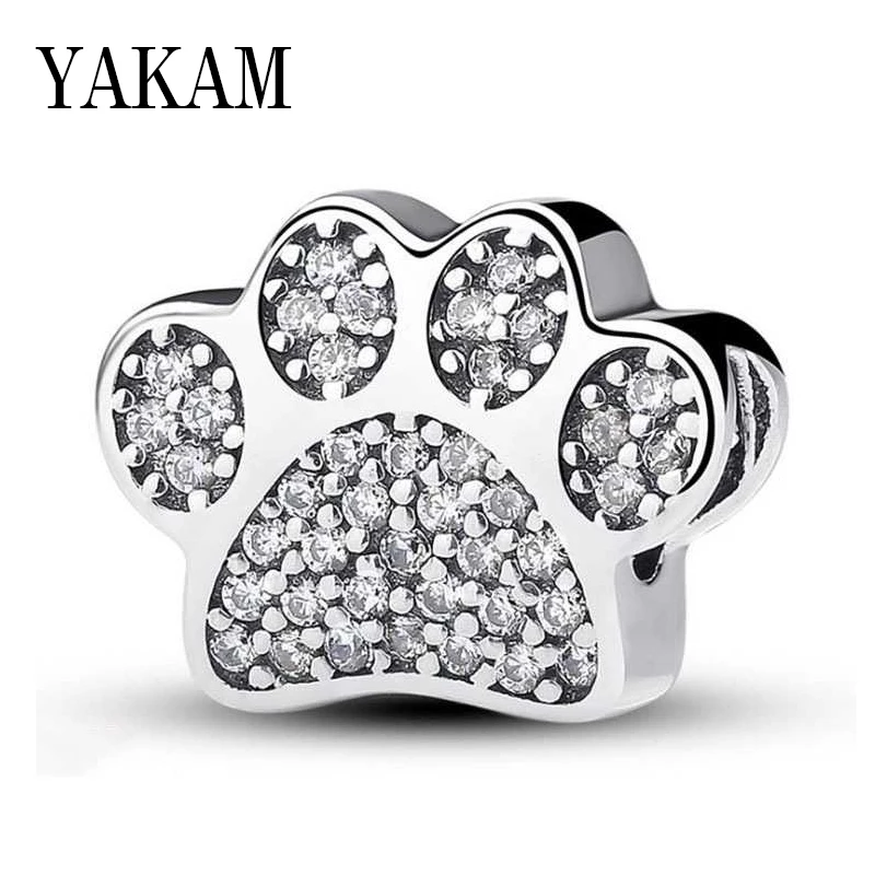 Fit Original Pandora Bracelet Cubic Zircon Bangles Cute Charms Crystal Beads for Jewelry Making Claw Anime Bead Graduation Gifts