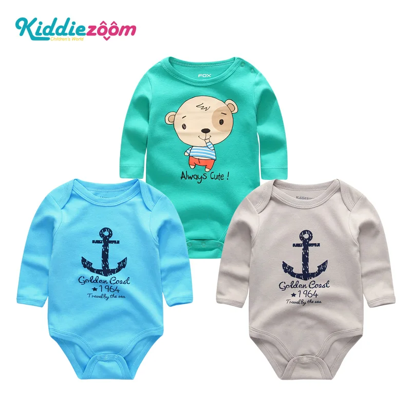 Baby Boy Sets3007 3 шт./партия, комплекты для новорожденных девочек с единорогом, одежда для малышей, одежда боди для маленьких мальчиков, хлопковая одежда для маленьких девочек, комбинезон для новорожденных - Цвет: Baby Boy Sets3007