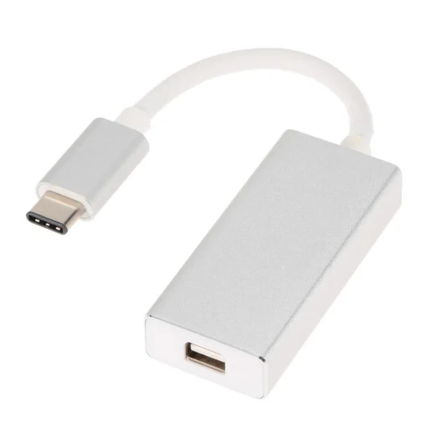 20 шт. USB 3.1 Type C мужской на Mini DP женский конвертер адаптер кабель для Apple Macbook Chromebook и мониторов.