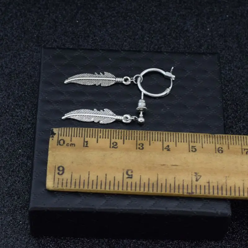 Серьги-подвески в виде листьев из титановой стали | Украшения и аксессуары