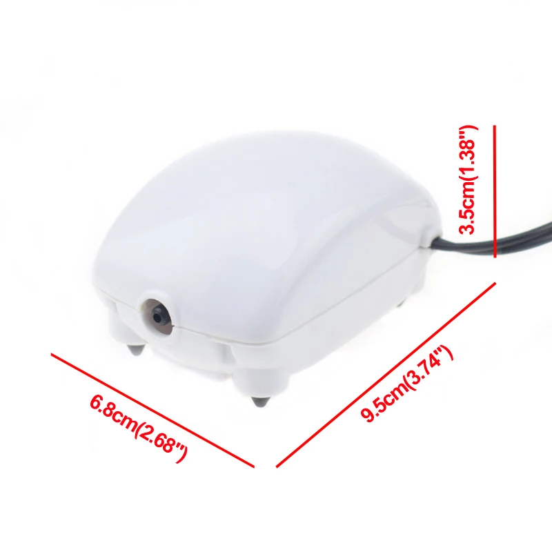 Фото 2.5W EU/US Plug 1.8L/Min Fish Tank Oxygen Increasing High Performance Noiseless Small Ultra Silent Air Pump 110V Дом и сад 2.5W EU/US Plug 1.8L/Min Fish Tank Oxygen Increasing High Performance Noiseless Small Ultra Silent Air Pump 110V Дом и сад