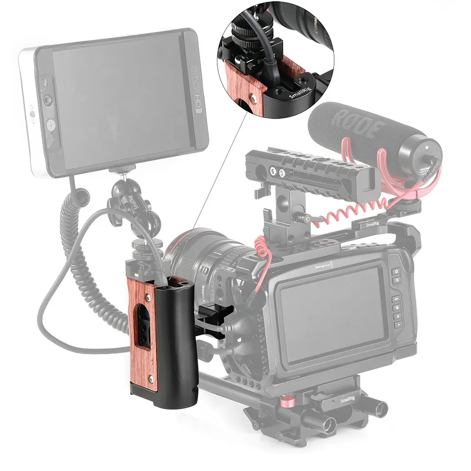 SmallRig DSLR камера ручка быстрого крепления NATO ручка для samsung T5 SSD для BMPCC 4K клетка 2254 2203 камера Боковая ручка HSN2270