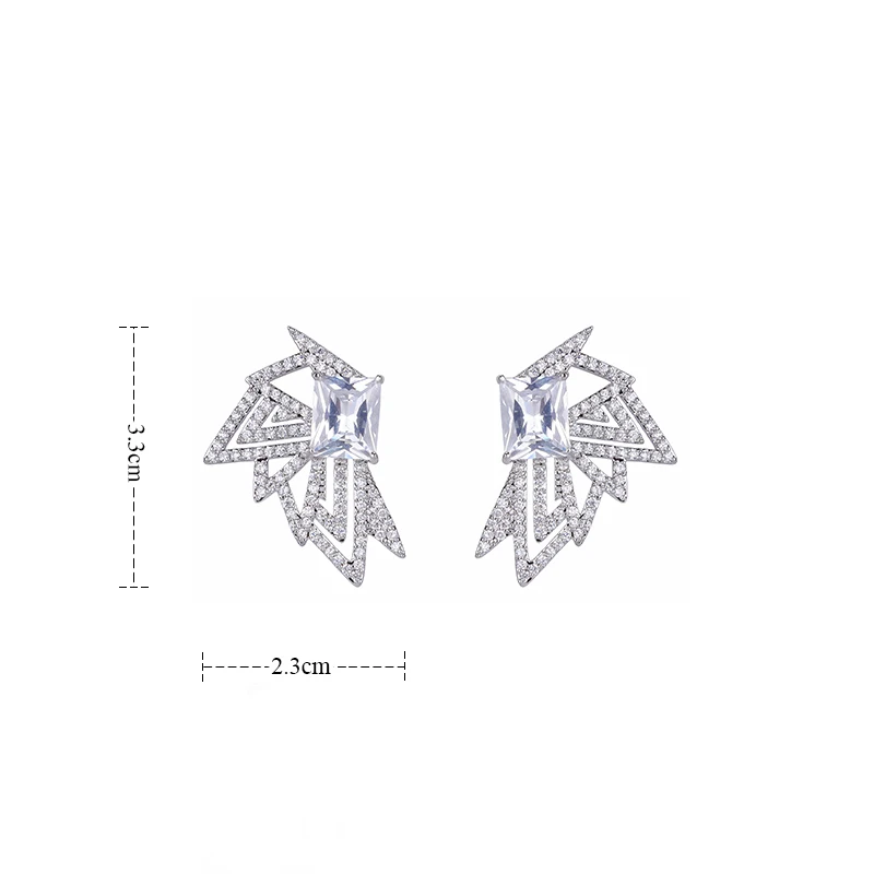 Женские серьги-гвоздики с камнем GAOLA милые из фианита ААА | Украшения и аксессуары