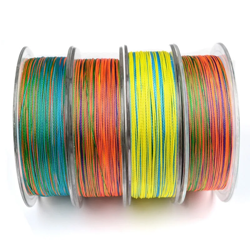 

4 Strands Braided Fishing Wire 100m Super Strong PE Line Colorful Braided Fishing Line Outdoor Fishing Accessories
