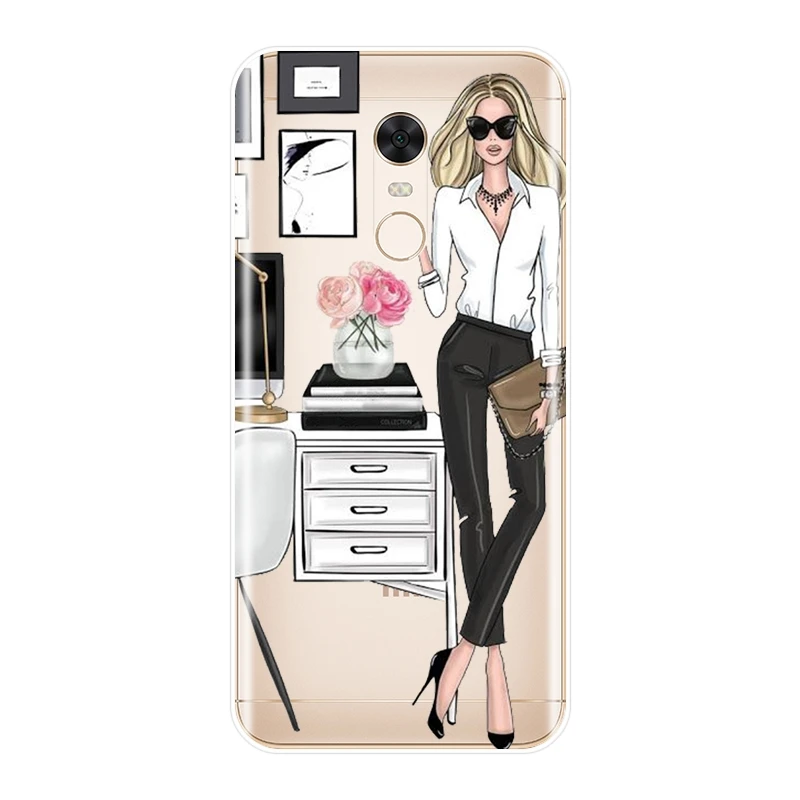 Силиконовый чехол для телефона Xiaomi Redmi S2 4A 5A 6A 5 Plus Girl Boss, задняя крышка для Pocophone F1 Redmi Note 4 4X5 5A 6 Pro Prime
