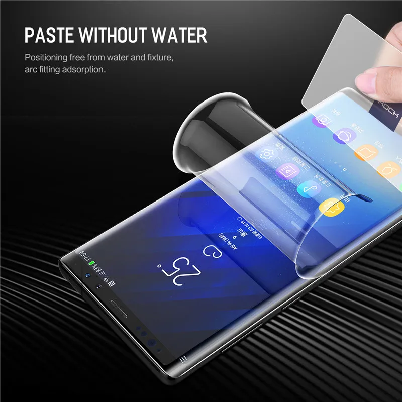 Рок гидрогель Экран протектор для SAMSUNG Galaxy Note9 0 18 мм полный Note 9 защитный Стекло