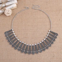 hot new necklace jewelry antic silver neck bohemian collar statement necklace nice quality for woman pendant necklace wholesale