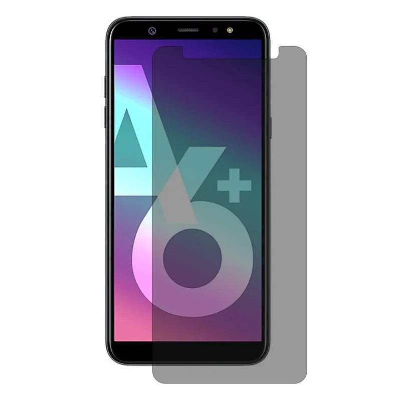 Оригинальное антишпионское закаленное стекло Защита экрана для Samsung Galaxy A6 A8 A6Plus