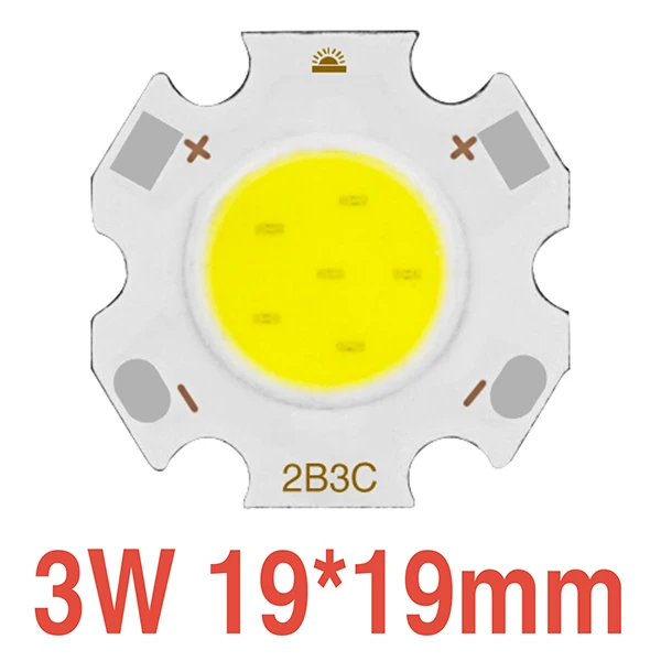 11mm 3W DIY светодиодный чип COB 3 Вт 5 Вт 7 Вт 10 Вт 12 Вт 15 Вт высокой мощности Яркость Lumen лампа DC9-50V для напольный светильник Точечный светильник Холодный белый/теплый белый/белый - Испускаемый цвет: 11mm 3W