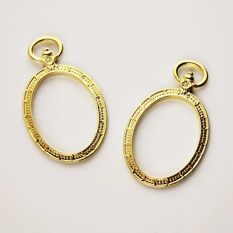 6 шт./компл. карманные часы с металлической рамкой подвеска рамка оправа УФ