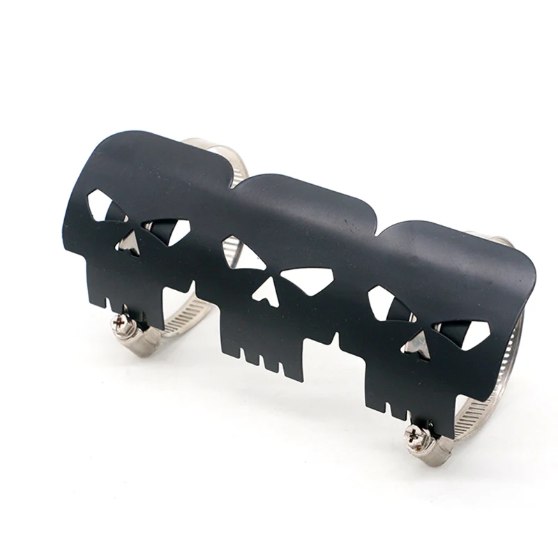 Глушитель выхлопной трубы мотоцикла металлическая Тепловая крышка с фиксацией