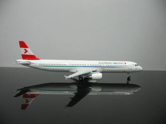 1:500 Австрия авиакомпаний Аэробус A321 OE LBD с трёхмерными чертёжами для продажи