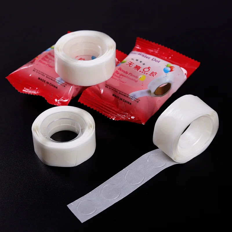 100pcs/roll Dot Sticky Double Sided Rubber Adhesive Balloon glue Party Wedding Decor Baby Shower Birthday Party Decorations Kid