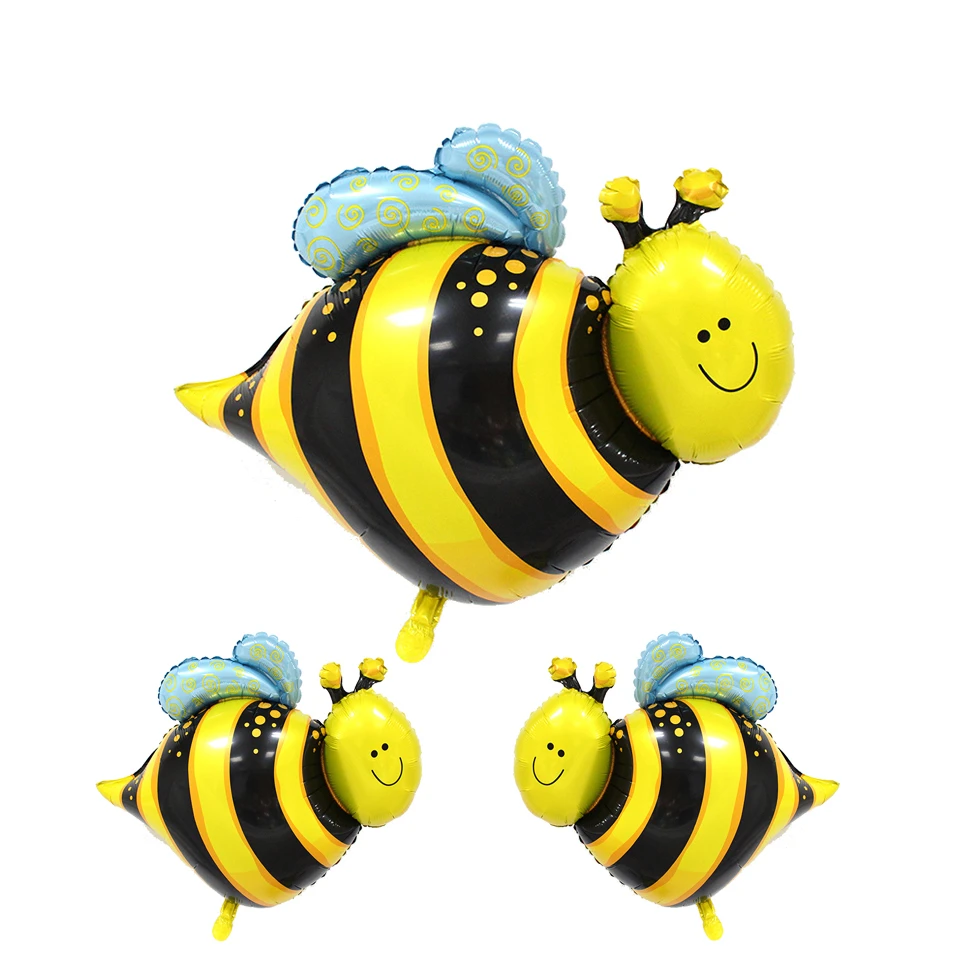 1 комплект, серия Honeybee, милые шары для детей, бумага для мамы и пчелы, баннер, пчела, торт, Топпер, дети, подарок вечеринка по случаю Дня рождения, украшение