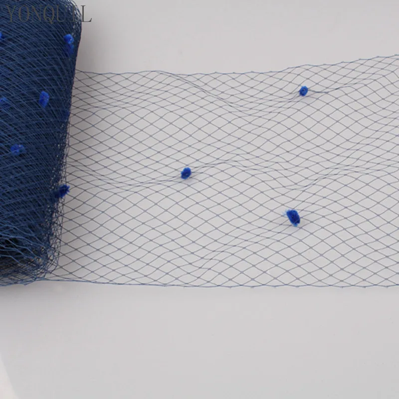 Темно синие разноцветные точка завеса для птичьей клетки 25 см Ширина российские