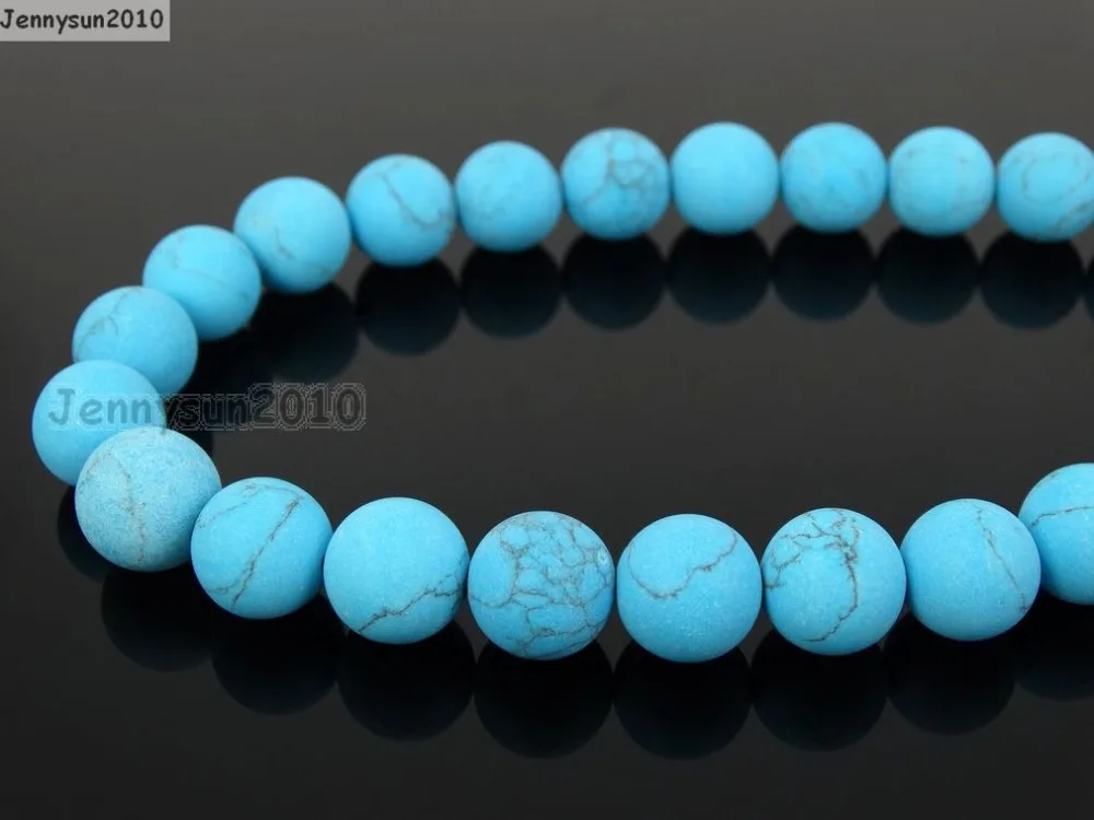 Натуральные матовые стабилизированные Tur-quoise 4 мм драгоценные камни круглые