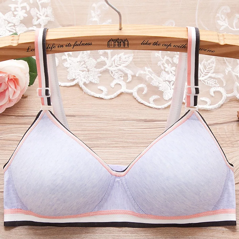 Тренировочный бюстгальтер для молодых девушек беспроводной с подбивкой