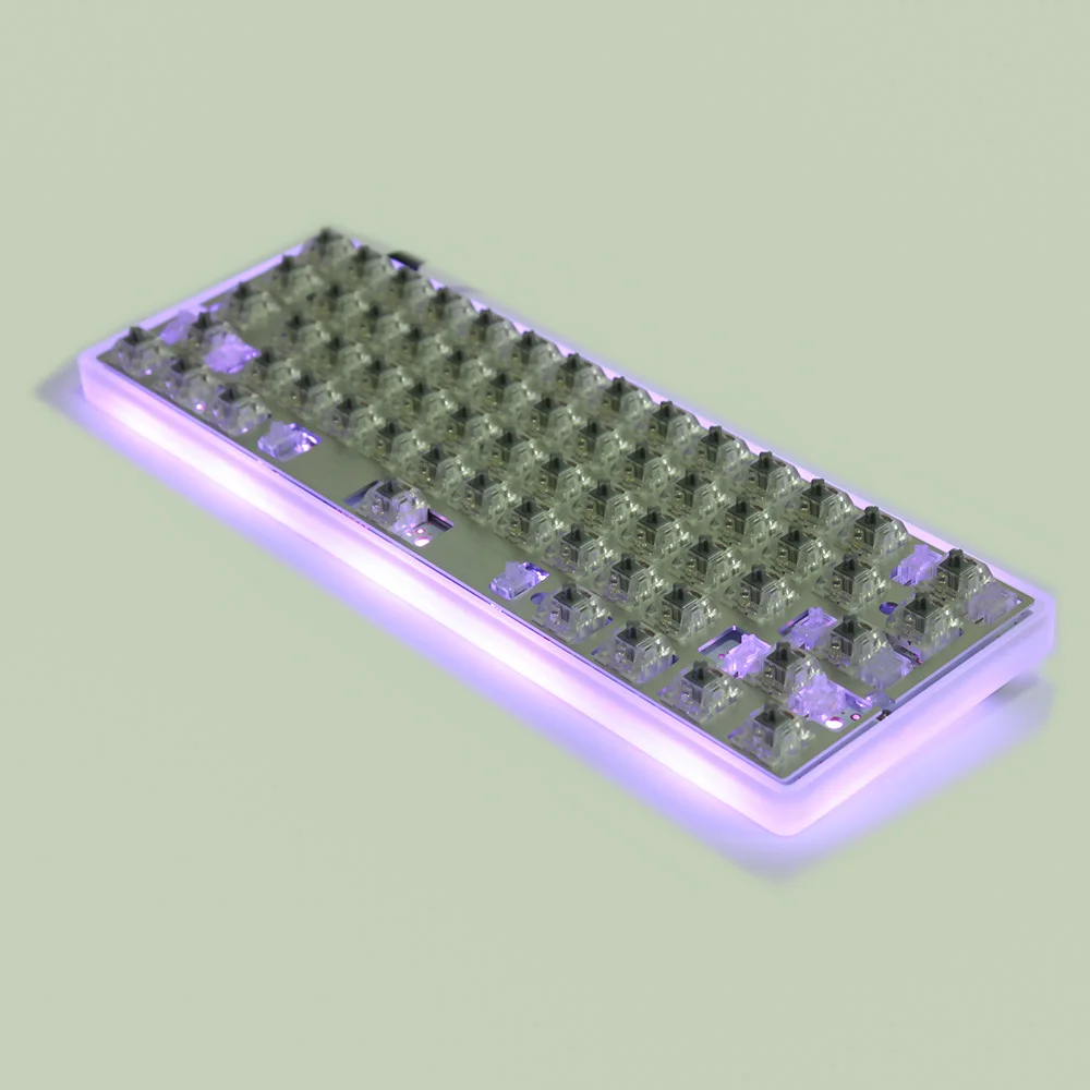 YMDK 60% YD60MQ QMK программируемая подсветка RGB светодиодная PCB пластина стабилизаторы