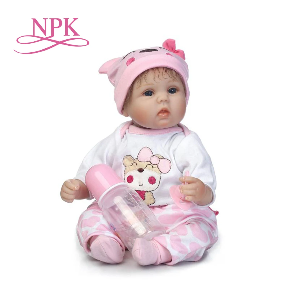 Реалистичная кукла реборн NPK мягкая игрушка для детей подарок на день рождения и