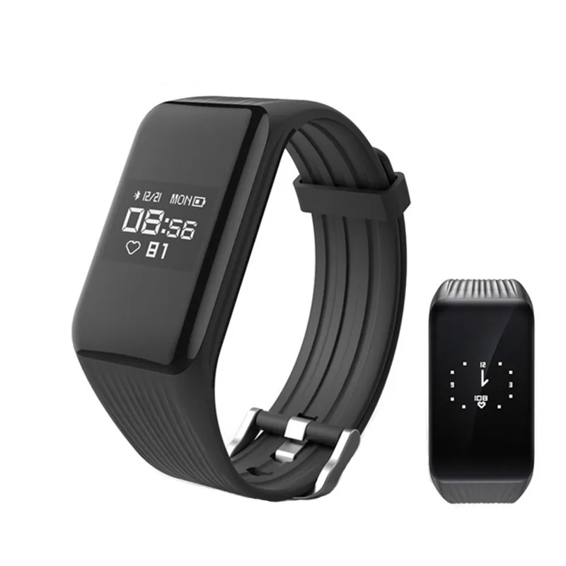 Новинка 2019 фитнес трекер K1 Мужской умный Браслет монитор сердечного ритма в