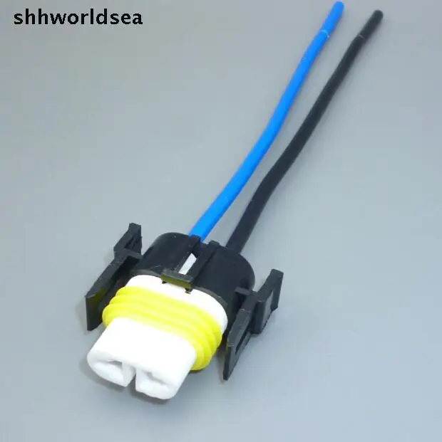 Shhworldsea 3 шт. H11/H8 жгуты проводов для фар керамическая лампа держатель лампы