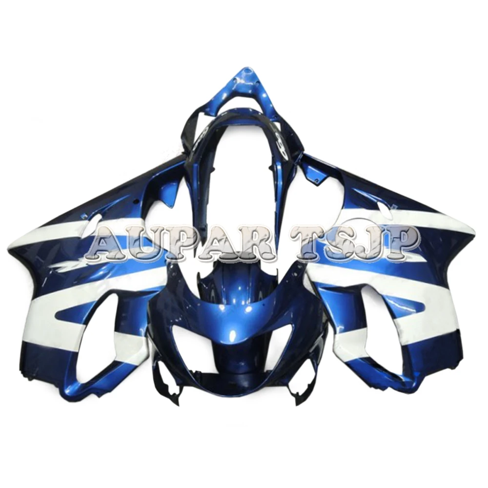 

Blue White Stripe Full Bodywork Kit For Honda 1999 2000 CBR600F4 99 00 ABS Injection Molding Covers Sportbike Body Frames