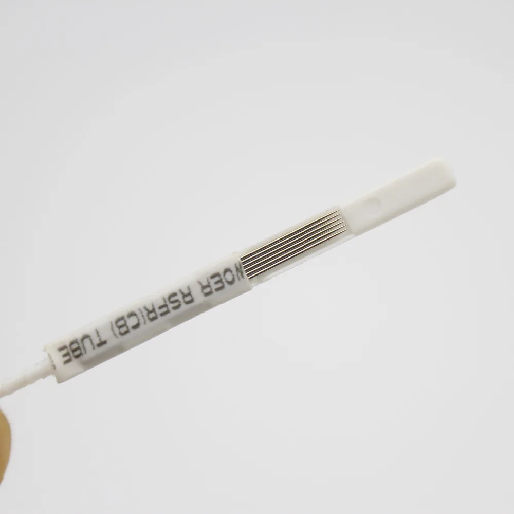 50PCS 6 PRONG FLAT NEEDLES For Merlin Tattoo Machine Permanent Makeup Eyebrow Lip needle |