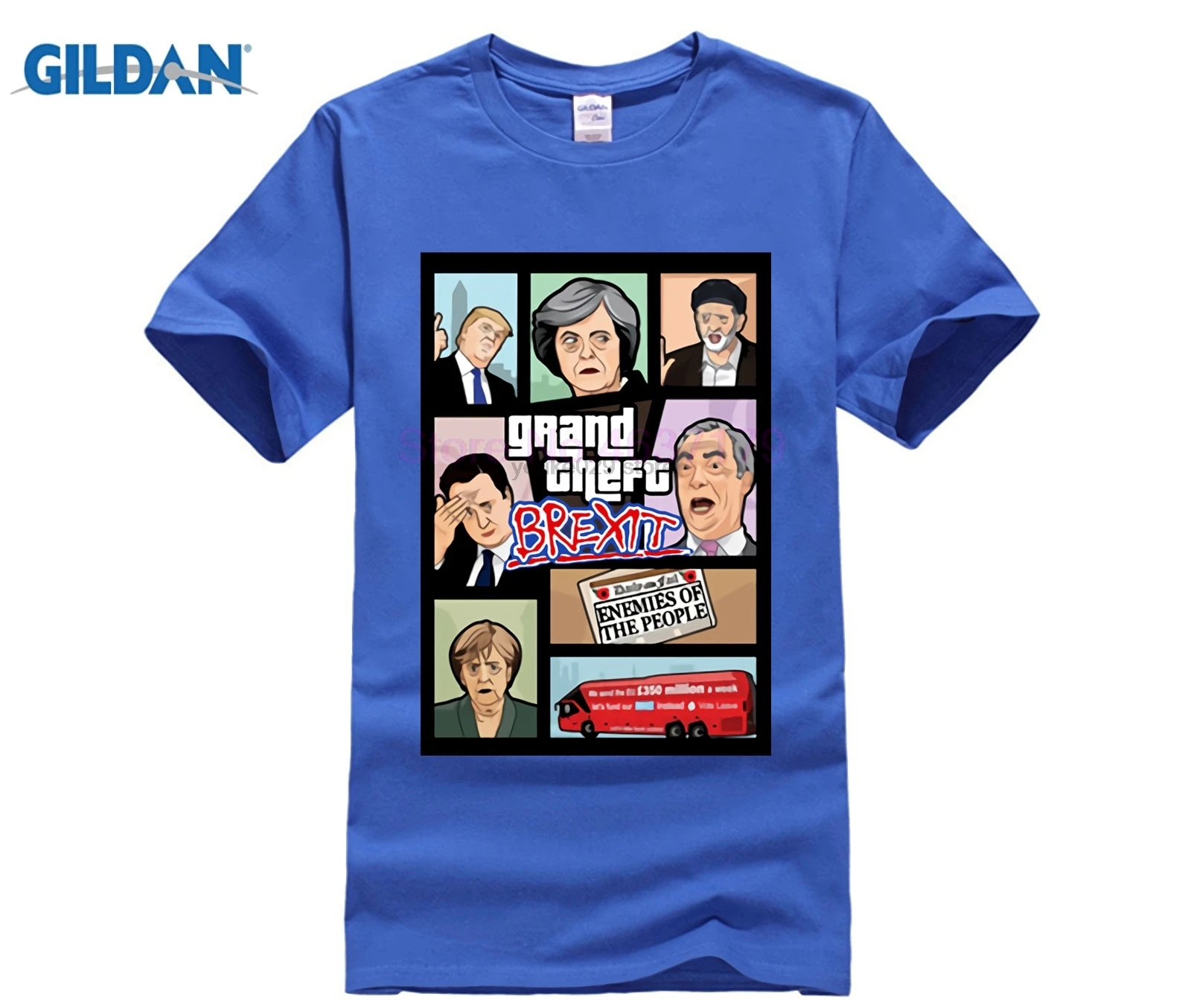 Grand Theft Auto 3D мужская футболка GTA 5 забавная для видеоигр Мужская Brexit British Merkel с