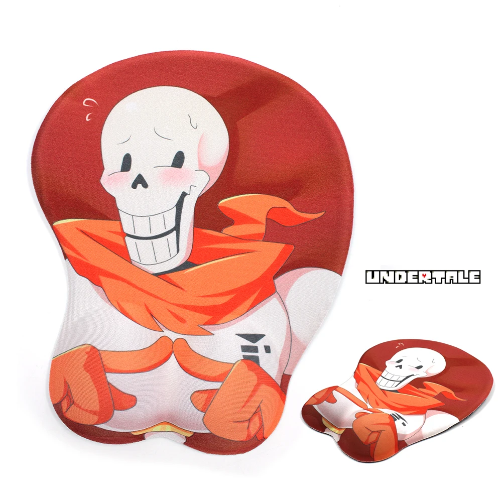 OHCOMICS игра Undertale Sans Gianfranco Ferre Новый 3D Грудь Коврик для мыши силиконовая повязка на