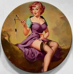 Y Гил элвгрен pin-up девушки эротические постеры настенная подвесная декоративная тарелка художественное керамическое ремесло фоновое украшение Ренессанс - Цвет: Y
