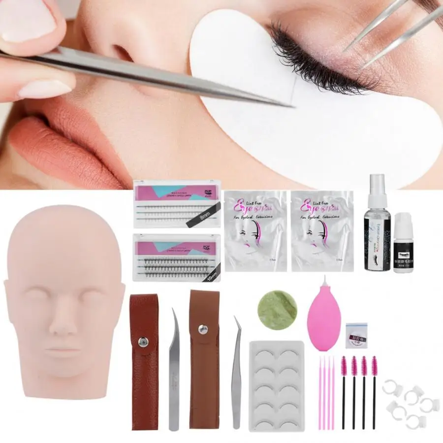 Набор для обучения наращиванию ресниц Профессиональные Накладные ресницы