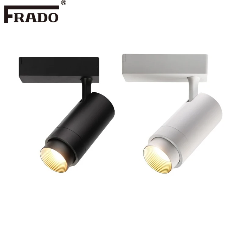 

Track Light Zoomable 12W 20W 30W Adjustable Beam Angle Rail Spot Clothing Shoes Shop Zoom Exhibition Gallery Lamp COB Spotlights