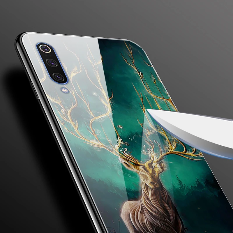 Для Xiaomi mi 9 mi 9 SE чехол из закаленного стекла жесткий чехол для телефона для Xiao mi Xiomi mi 9 SE mi 9 T mi 9 T Pro TPU бампер чехол s