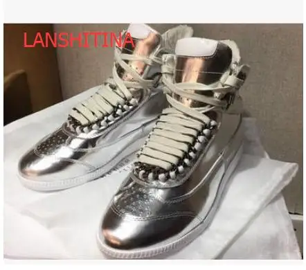 LANSHITINA 2017 мода повседневная мужчины горячей бренда кожа высшего качества обувь 2
