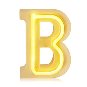 Светодиодный ночник со светящимися буквами, креативная лампа с английским алфавитом, цифрами, украшение для свадебной вечеринки, домашнее рождественское украшение