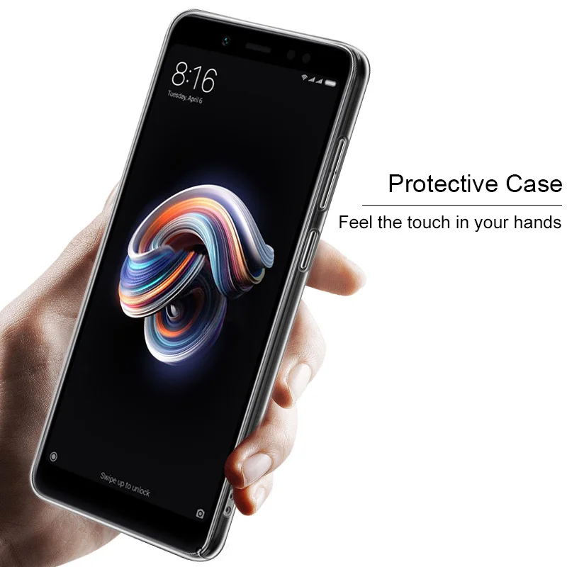 Оригинальный чехол IMAK Crystal для смартфона Xiaomi Redmi Note 5 Pro (индийская версия) задняя