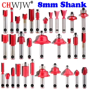 Фреза по дереву с хвостовиком 8 мм, 1 шт.