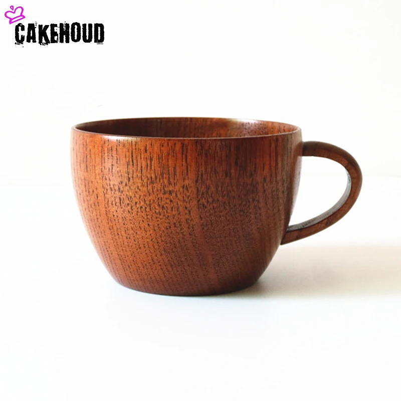 CAKEHOUD Новая китайская деревянная креативная деревянная кружка ручной работы, деревянная пивная чашка, чайная кофейная чашка, аксессуары для кухонного бара