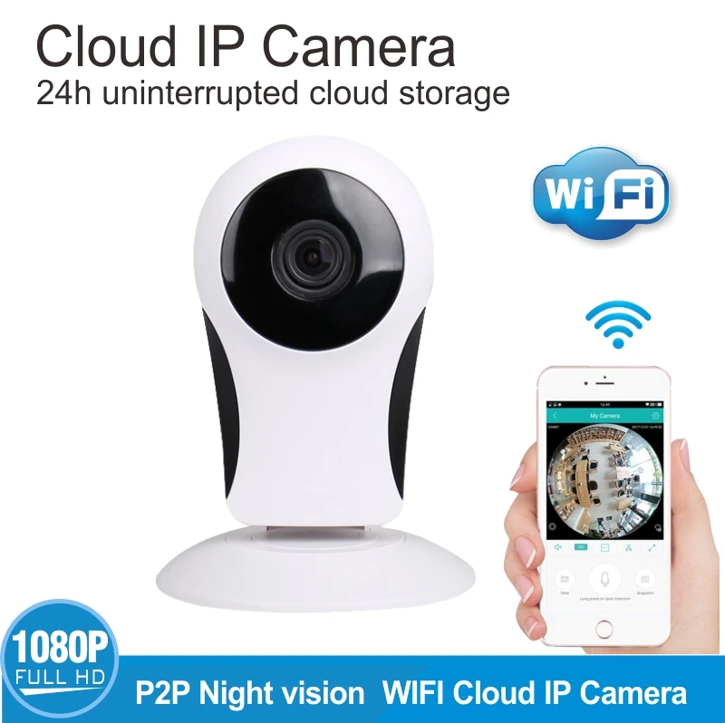 720 P домашняя ip-камера безопасности 1080 P Беспроводная умная Wi-Fi аудио запись наблюдения монитор для детей HD камера ночного видения