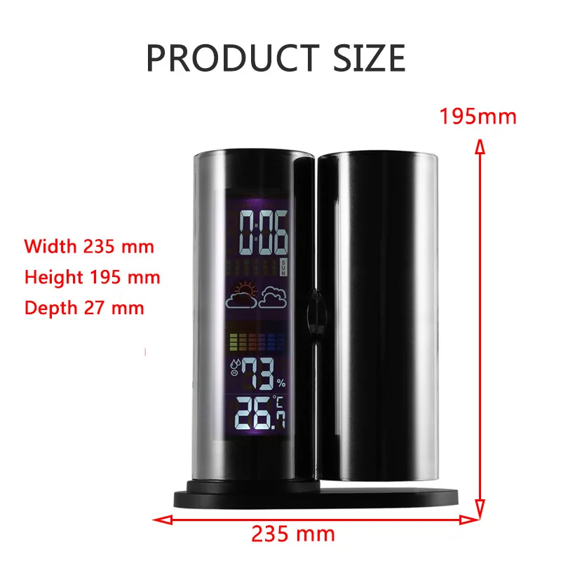 Часы Будильник с проекцией времени и поворотом на 360 градусов|Будильники| |