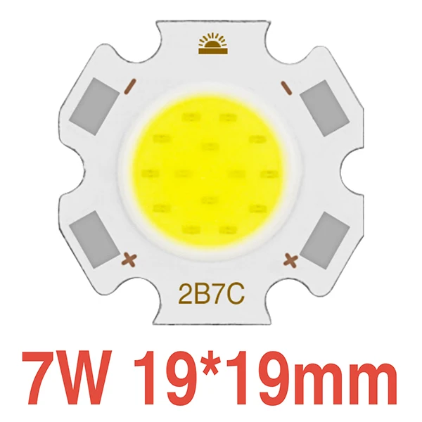 11mm 7W DIY светодиодный чип COB 3 Вт 5 Вт 7 Вт 10 Вт 12 Вт 15 Вт высокой мощности Яркость Lumen лампа DC9-50V для напольный светильник Точечный светильник Холодный белый/теплый белый/белый - Испускаемый цвет: 11mm 7W