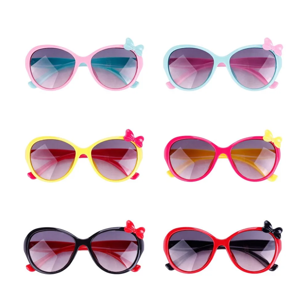 HitTime дети модные солнцезащитные очки принцессы милый ребенок Hello оптом высокое