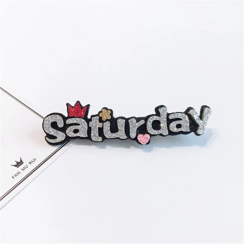 Детская заколка для волос с буквами на английском языке 7 шт./лот| |