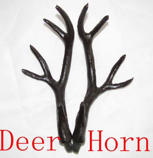 

Free shipping 17cm deer antler for head decoration and property