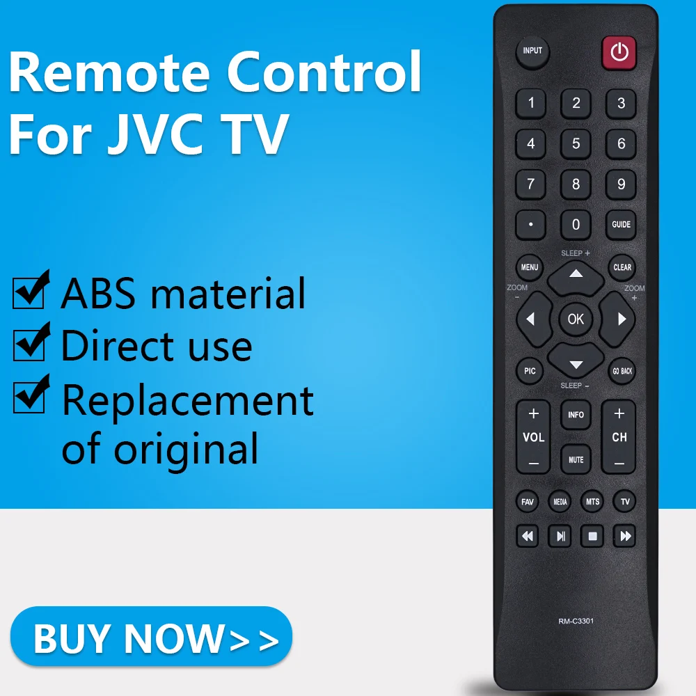 ZF для JVC TV пульт дистанционного управления RM-C3301 | Электроника