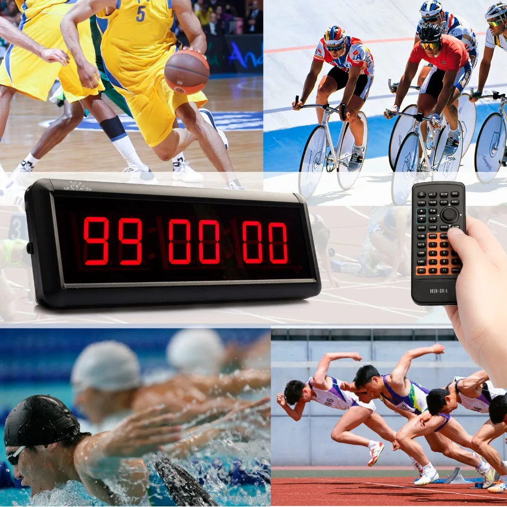 Светодиодный дисплей с дистанционным управлением часы Таймер обратный отсчет