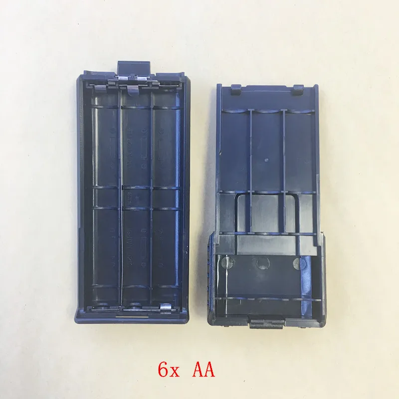 Оригинальный длинный Чехол для аккумулятора 6x AA коробка Baofeng UV5RE UV5RA UV5RPLUS UV5RB и т. Д.