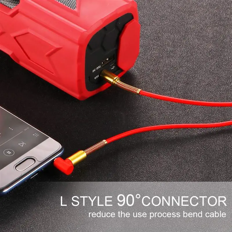 AOZBZ Universal Car Aux Audio Cable With 90 Degree Angle 3.5mm Jack Male To HIFI Stereo | Автомобили и мотоциклы