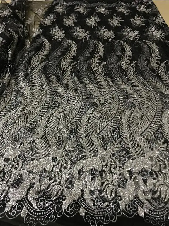 Новое прибытие Jolin-3.1319 французский чистая кружевная ткань с склеенным блеском