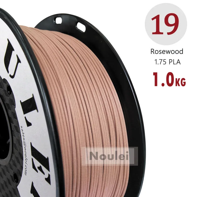 

Noulei 3D Printer 1KG 1.75mm PLA Filament Printing Materials life-like color imitation wood grain For 3D Printer